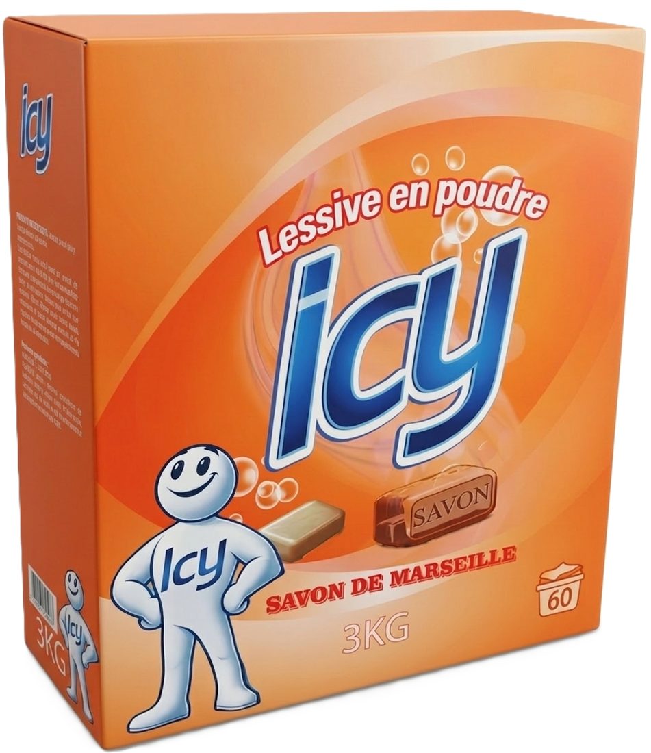 Lessive poudre — Parfum : Savon de Marseille (60 lavages)